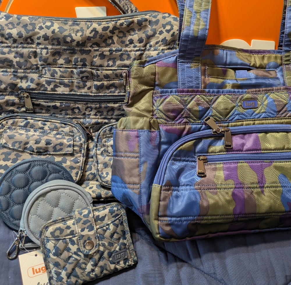 Lug Lot, 5 Pieces, Incl  a rare Chamo Multi Piece